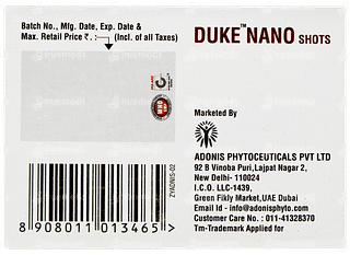 Duke Nano Shots Butterscotch Flavour Sugar Free Solution 5ml