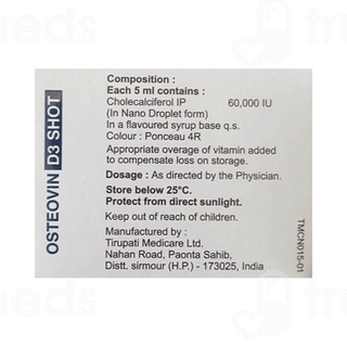 Osteovin D3 Shot Sugar Free Solution 5ml
