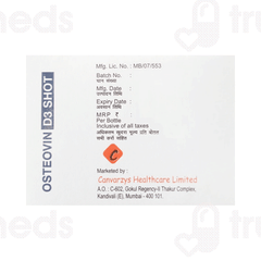 Osteovin D3 Shot Sugar Free Solution 5ml