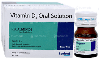 Recalmin D3 Sugar Free Solution 5ml