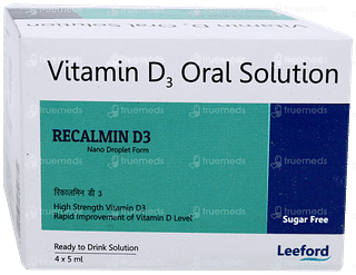 Recalmin D3 Sugar Free Solution 5ml