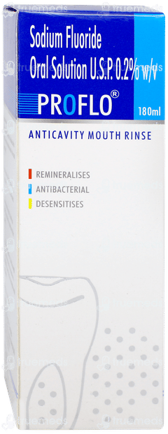 Proflo Anticavity Mouth Rinse Solution 180ml