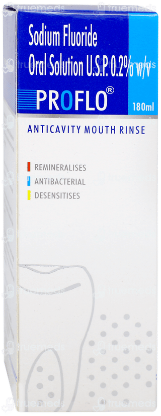 Proflo Anticavity Mouth Rinse Solution 180ml