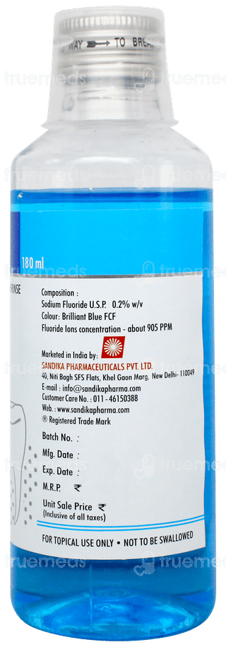 Proflo Anticavity Mouth Rinse Solution 180ml