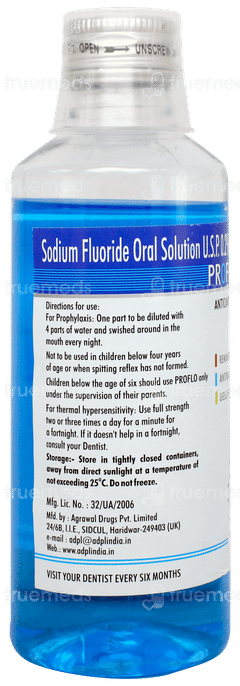 Proflo Anticavity Mouth Rinse Solution 180ml