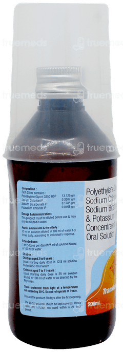 Transluscent Peg Sugar Free Solution 200ml