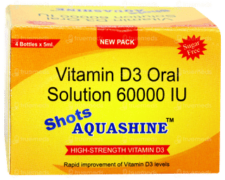 Aquashine Shots Sugar Free Solution 5ml