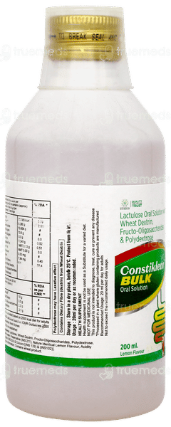 Constiklear Bulk Lemon Flavour Solution 200ml
