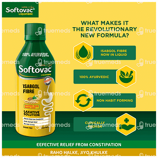 Softovac Liquifibre Mango Flavour  Sugar Free Solution 225ml