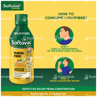 Softovac Liquifibre Mango Flavour  Sugar Free Solution 225ml