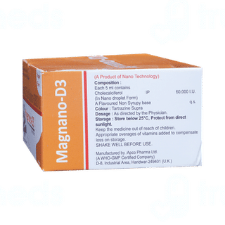 Magnano D3 Nano Shot Sugar Free 5ml Pack Of 4 Solution