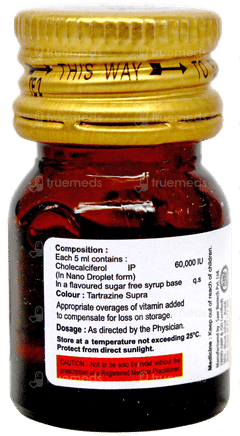 Actinic D3 Nano Shots Orange Flavour Sugar Free Solution 5Ml