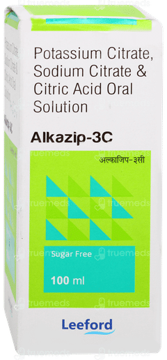 Alkazip 3c Sugar Free Solution 100ml