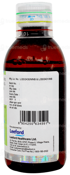 Alkazip 3c Sugar Free Solution 100ml