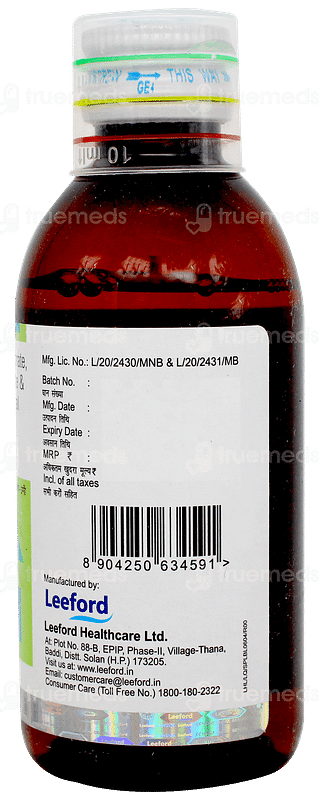 Alkazip 3c Sugar Free Solution 100ml