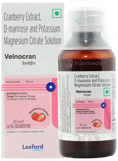 Velnocran Strawberry Flavour Solution 100Ml Velnocran Strawberry Flavour Solution 100Ml