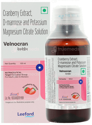 Velnocran Strawberry Flavour Solution 100Ml