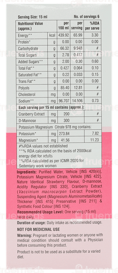 Velnocran Strawberry Flavour Solution 100Ml