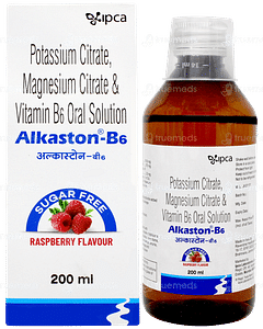Alkaston B6 Raspberry Flavour Sugar Free Solution 200ml