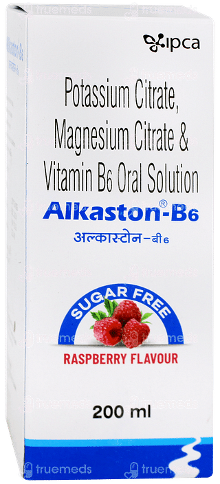 Alkaston B6 Raspberry Flavour Sugar Free Solution 200ml