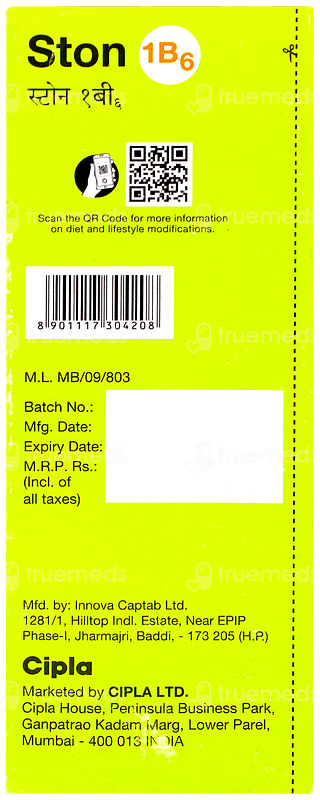 Ston 1b6 Pineapple Flavour Sugar Free Solution 500ml