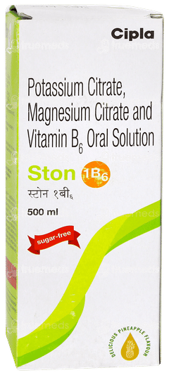 Ston 1b6 Pineapple Flavour Sugar Free Solution 500ml Ston 1b6 Pineapple Flavour Sugar Free Solution 500ml