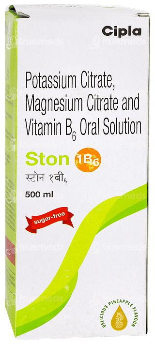 Ston 1b6 Pineapple Flavour Sugar Free Solution 500ml