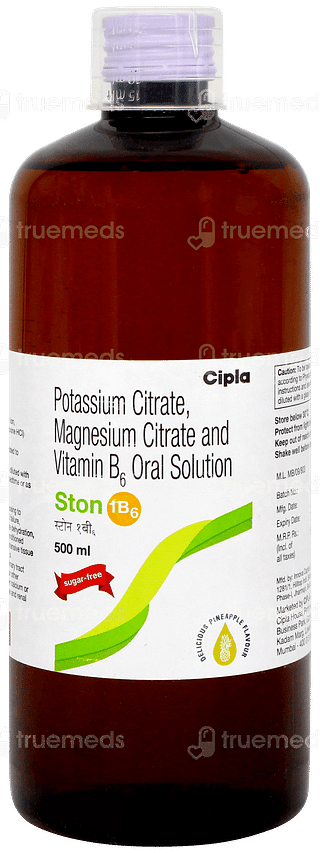 Ston 1b6 Pineapple Flavour Sugar Free Solution 500ml