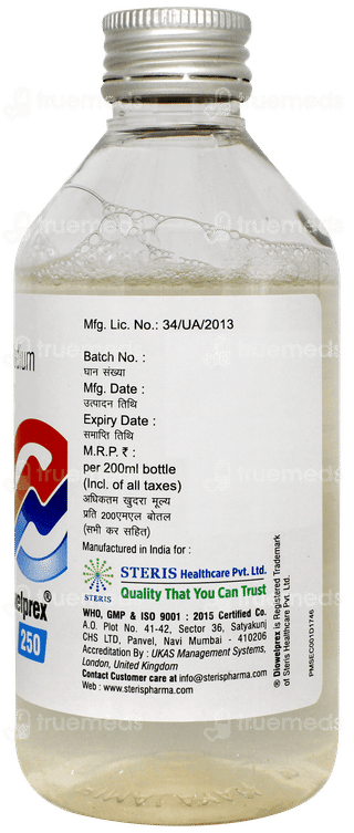 Diowelprex 250 Solution 200ml