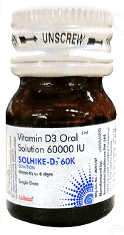 Solhike D3 60K 5Ml Pack Of 4 Solution