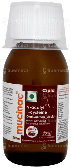 Mucinac Cherry Flavour Solution 100ml