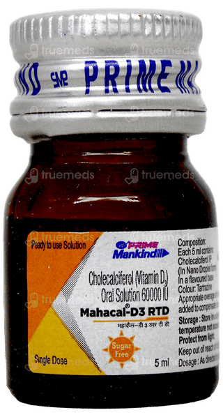 Mahacal D3 Rtd Sugar Free Solution 5Ml