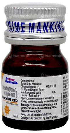 Mahacal D3 Rtd Sugar Free Solution 5Ml