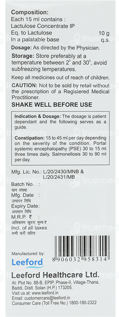 Freelac Lemon Flavour Solution 200Ml