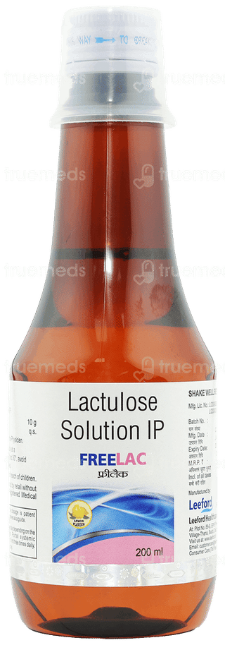 Freelac Lemon Flavour Solution 200Ml