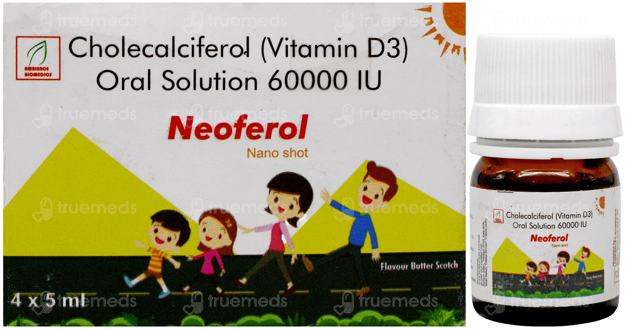 Neoferol Butter Scotch Flavour Nano Shot Solution 5Ml