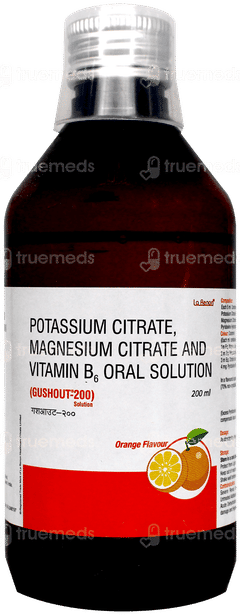 Gushout 200 Orange Flavour Solution 200Ml