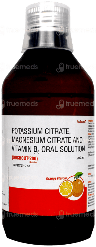 Gushout 200 Orange Flavour Solution 200Ml