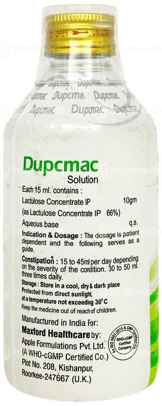 Dupcmac Solution 200ml