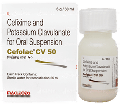 Cefolac Cv 50 Suspension 30ml Cefolac Cv 50 Suspension 30ml