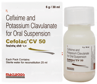 Cefolac Cv 50 Suspension 30ml