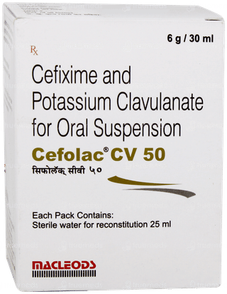 Cefolac Cv 50 Suspension 30ml