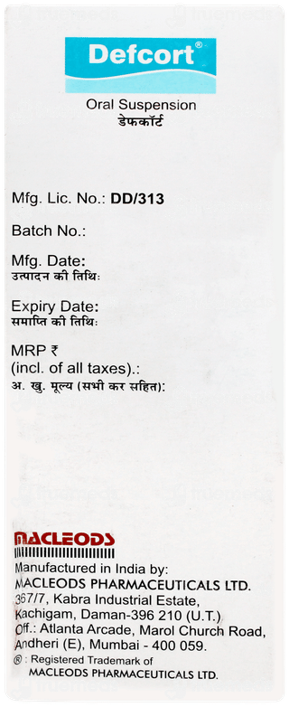 Defcort Suspension 30ml