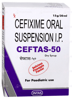 Ceftas 50 Pineapple Flavour Dry Syrup 30ml