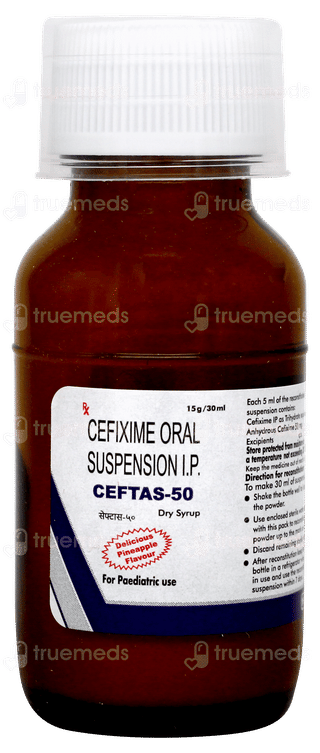Ceftas 50 Pineapple Flavour Dry Syrup 30ml