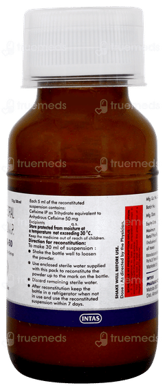 Ceftas 50 Pineapple Flavour Dry Syrup 30ml