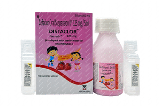 Distaclor 125mg Strawberry Flavour Suspension 60ml