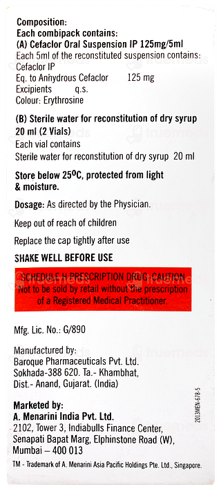 Distaclor 125mg Strawberry Flavour Suspension 60ml