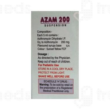 Azam 200 MG Oral Suspension: Uses, Side Effects, Price & Substitutes