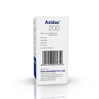 Azidac 200 Mg Oral Suspension 15 Ml